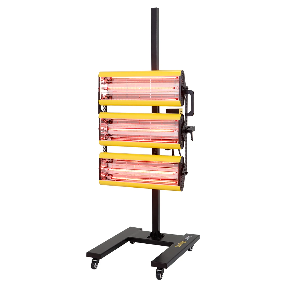 

AIROW NEW DESIGN Short Wave Painting Lamp Paint Booth Infrared Heater Curing Lamp Car Paint Dryer