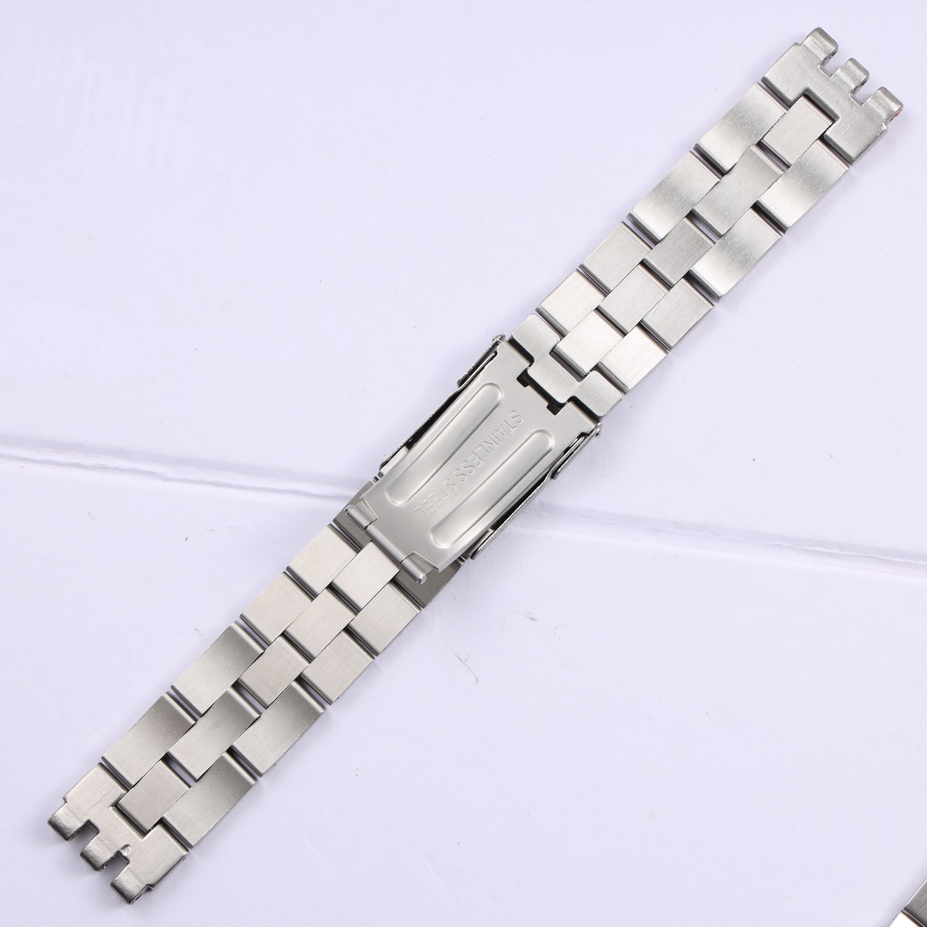 17*19 MILLIMETRI 20*22 MILLIMETRI Solido Cinturino In Acciaio Inox Per Swatch Orologio In Metallo da Uomo Argenteo Medio Nero Bracciale Strumenti Gratuiti Con logo