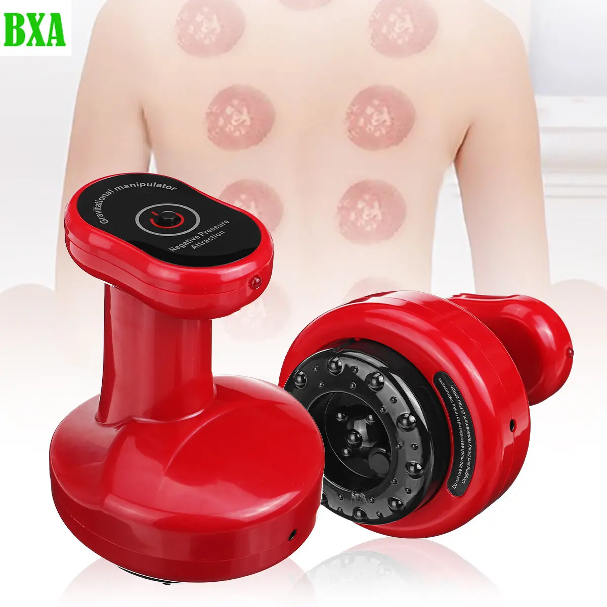 New Electric Cupping  Machine Stimulate Acupoint Body Slim Guasha Scraping Heat Massage Negative Pressure Acupuncture Therapy