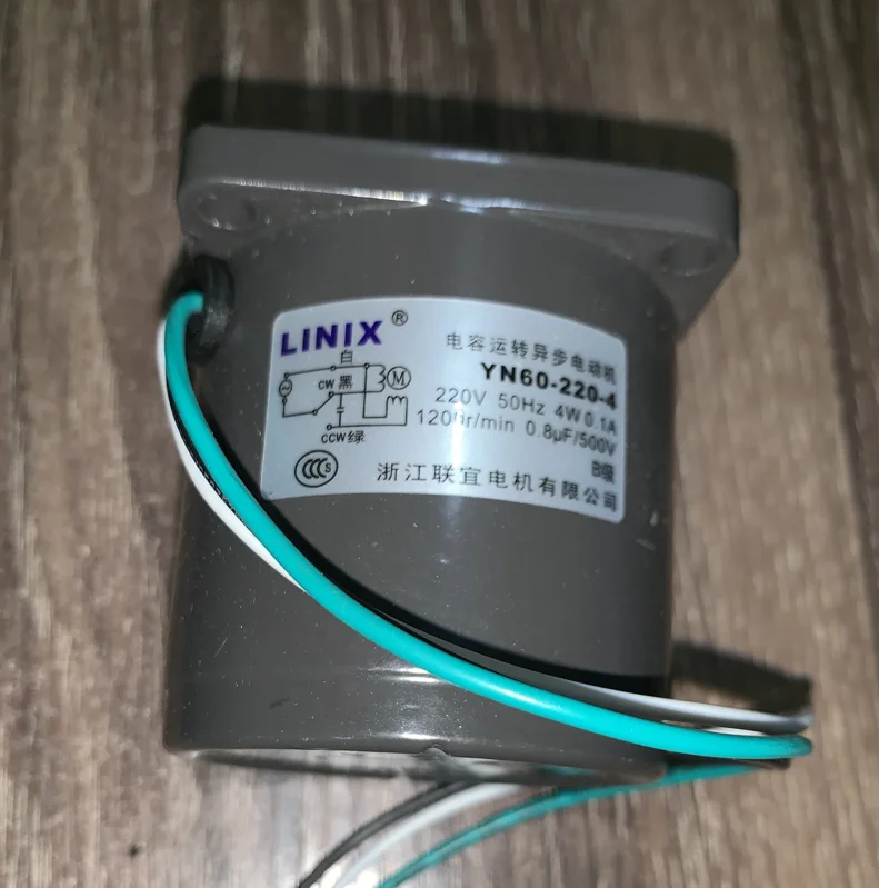 

yn60-10 yn60-4 3 lines Constant speed Deceleration yn60 220 10 6 4 DC LINIX Motor Gear Motor YN60-220-6 new original yn60-6