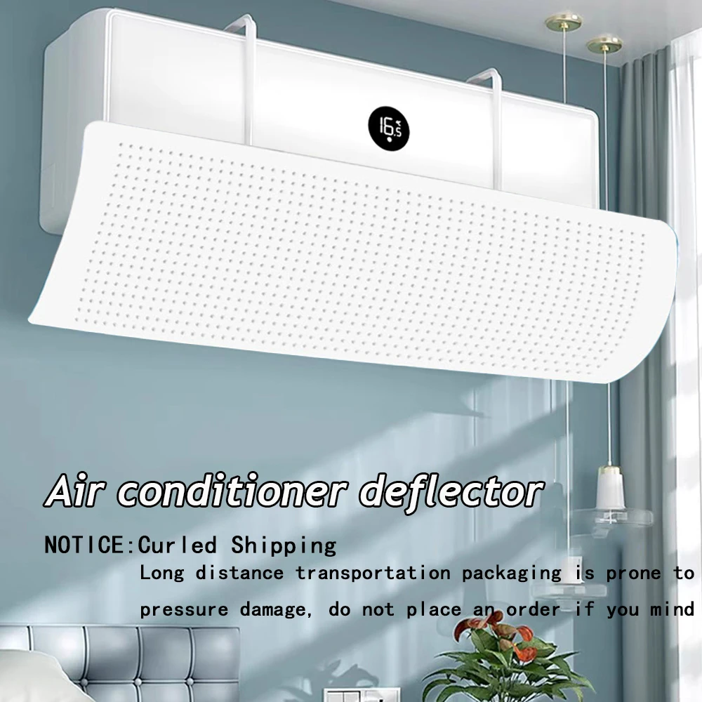 1Pc Air Conditioner Wind Deflector AntiDirect Blowing 90*27cm Adjustable Retractable Air Conditioning Windshield For Home Office