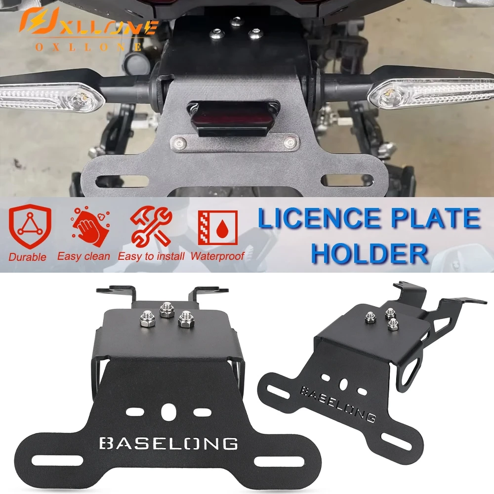 

For YAMAHA MT09 MT07 TRACER 900 700 GT 7GT 9GT FJ09 2025 Tracer 9 GT License Plate Holder Motorcycle Tail Tidy Fender Eliminator