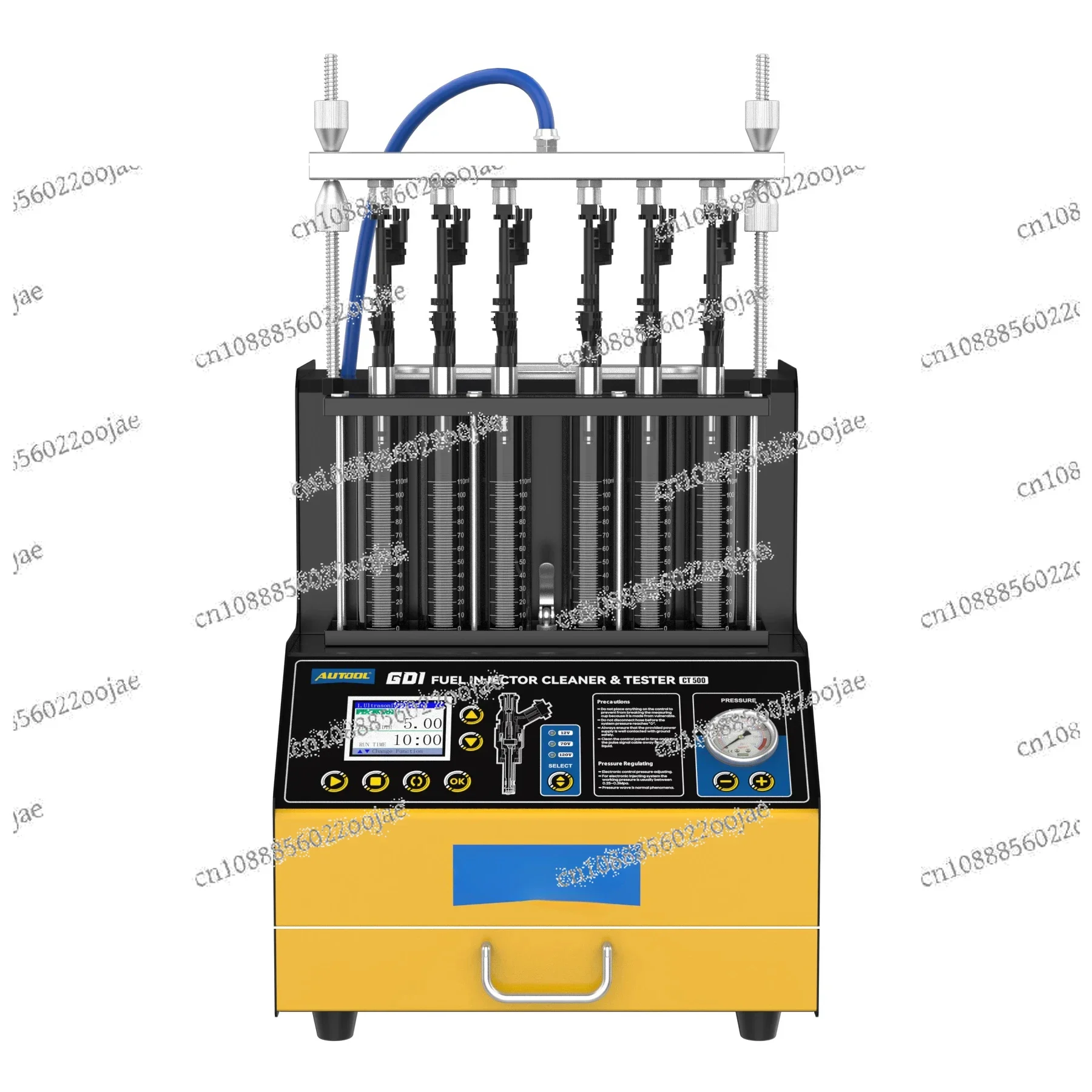 CT500 GDI EFI FEI Fuel Injector Cleaner & Tester Machine 6 Cylinders Fuel Injector Cleaner Tester for Car & Motorcycle