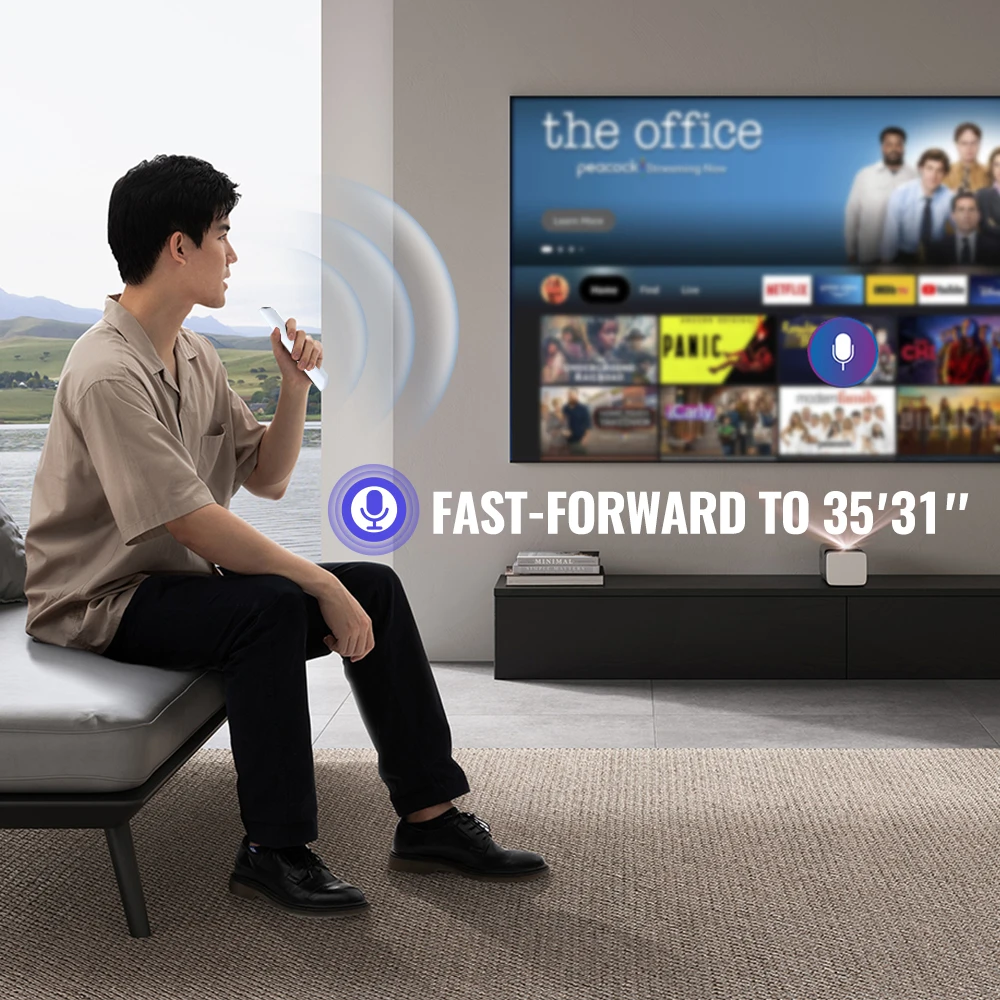 جهاز تحكم عن بعد جديد لجهاز d2h Stream Android HD Set Top Box مع صوت