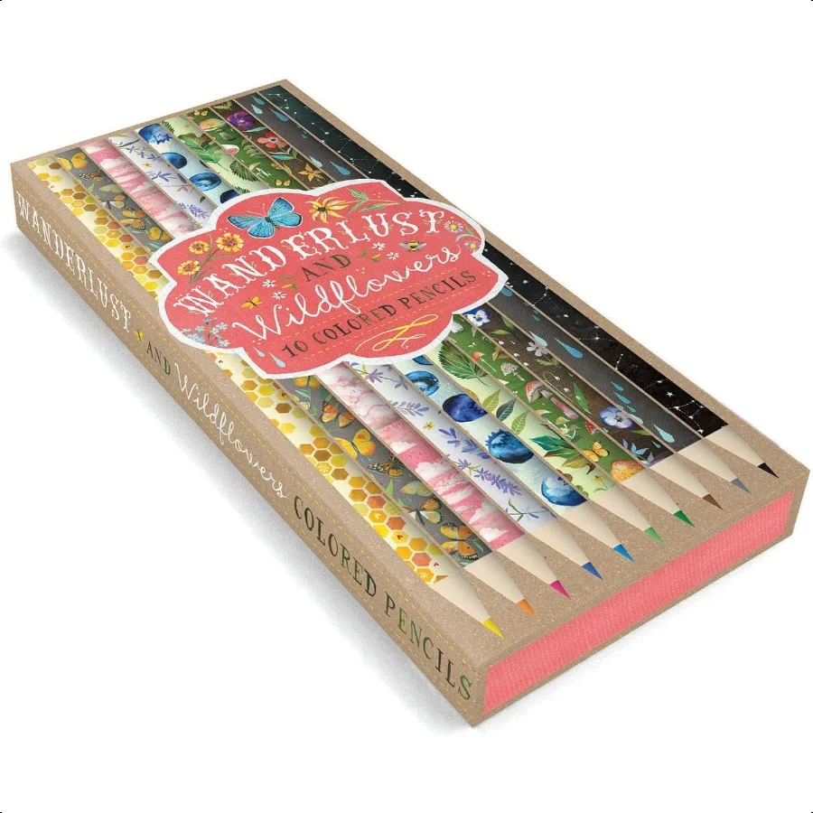 

Wanderlust and Wildflowers: 10 Colored Pencils: Colored Pencils for Sketching Colored Pencils for DaisyLovers
