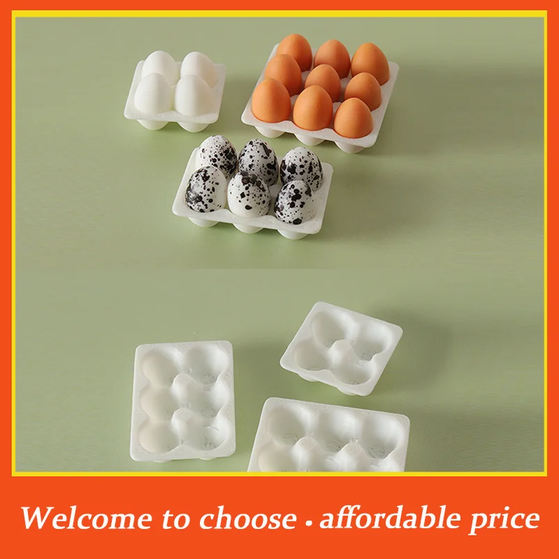^1/12Dollhouse Miniature Egg Tray Egg Box Model Dollhouse Kitchen Eggs Food Decoration Dolls House Life Scene Decor Accessories