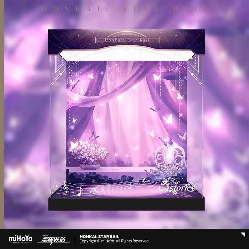 Oficjalna, autentyczna figurka miHoYo Honkai Star Rail Castorice 1/8 w pudełku ekspozycyjnym, ozdoby, cosplay, anime, gra, dodatkowy prezent - wersja przedpremierowa