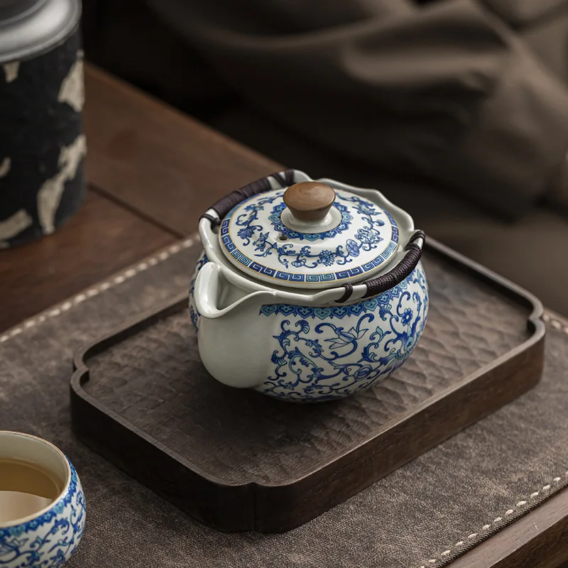 

ZML single pot high-end tea set household large-capacity tea cup