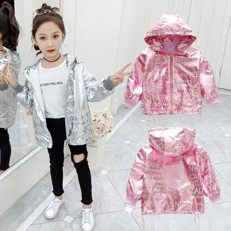 Girls Baby's Kids Coat Jacket Outwear 2024 Light Spring Autumn Overcoat Top Outdoor School Party Teenagers Plus Size Children's