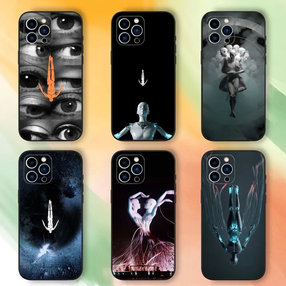 A-Afterlife DJ A-Anyma Phone Case For iPhone 16,15,14,13,12,11 Plus,Pro Max,XS,X,XR,SE,Mini,8,7，Soft Silicone Black Cover