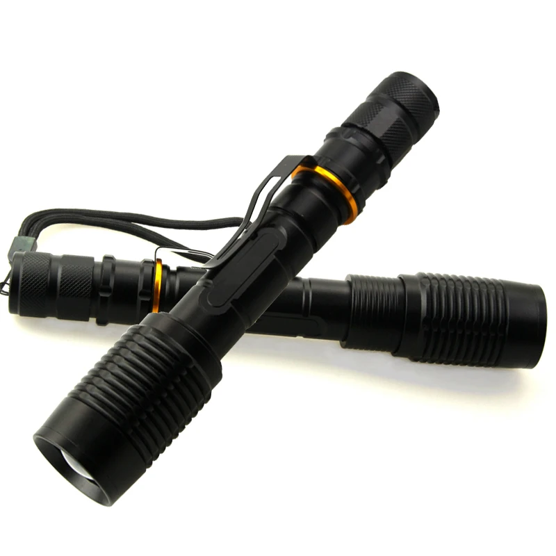 高輝度LED懐中電灯,5000ルーメン,アップグレード,4.2v,XML-T6,バッテリー18650,白色光フォーカス