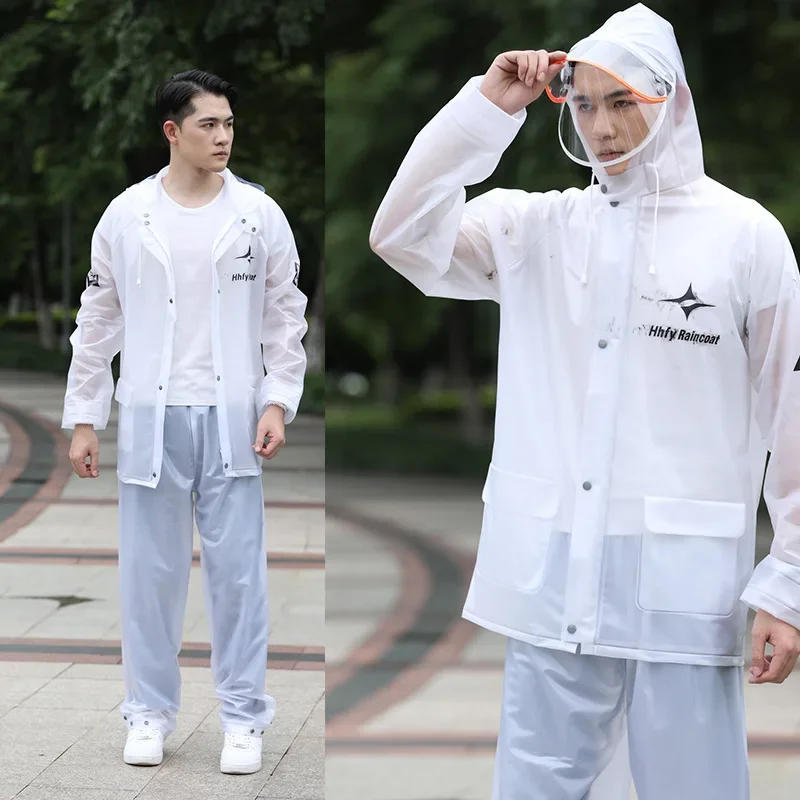 

Raincoat Rain Pants Suit Anti-Rainstorm Riding Full Body Fashion Waterproof Split Motorcycle Raincoat Suit 2022 년 여 름 날 날 씨 예 상