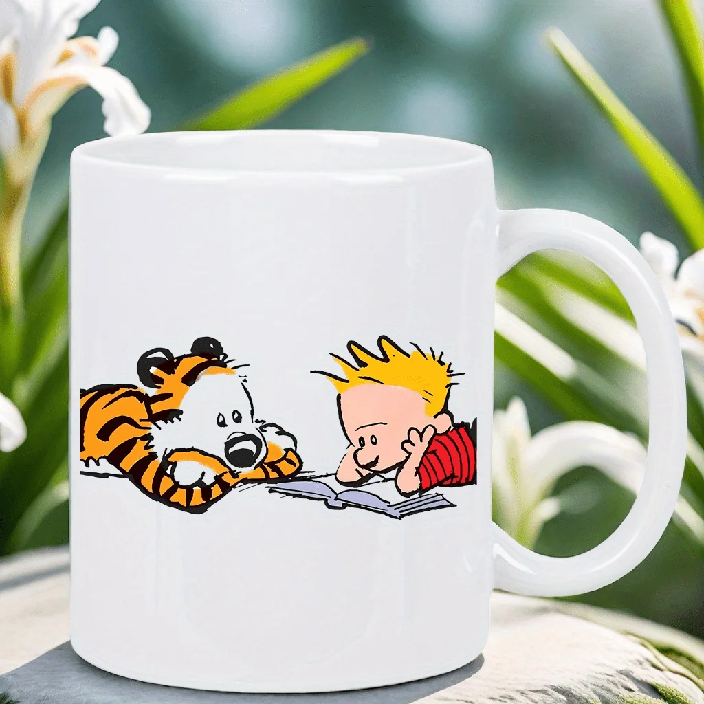 Calvin and Hobbes Mug: Classic Comic Design - Perfect Gift for Fans and Coffee Lovers, Unique Collectible Item