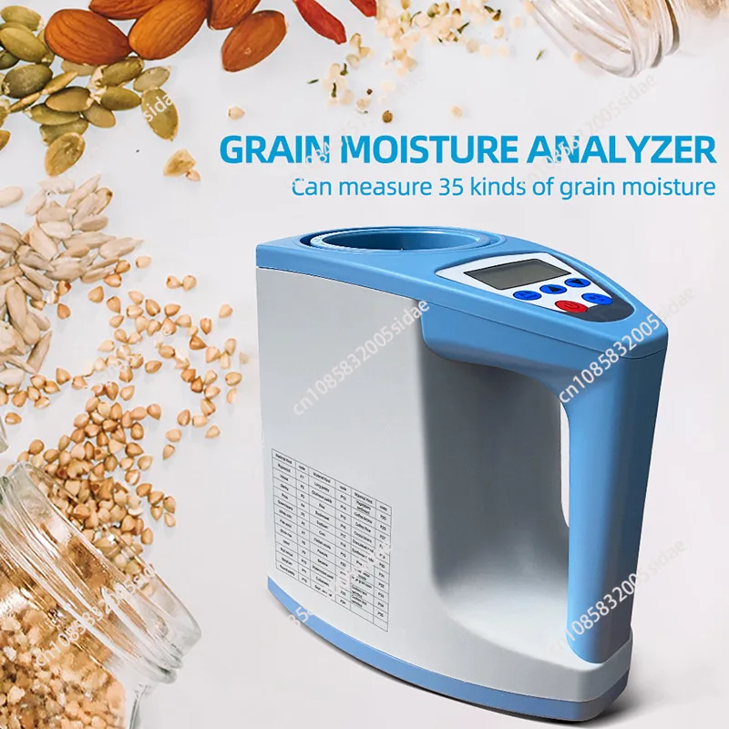 LCD Display Digital Grain Moisture Meter LDS-1G SmartSensor Use For Corn Wheat Rice Bean Peanut Moisture Humidity Tester