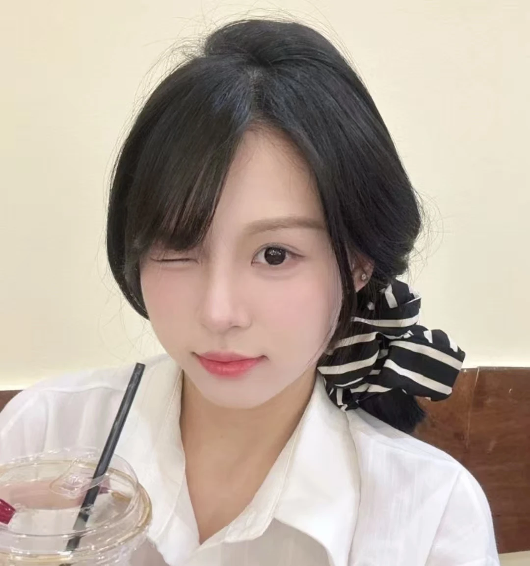 إكسسوارات شعر عالمية، حلقة شعر، حبل شعر، متعدد الاستخدامات، بسيط ياباني وكوري، نمط حلو أبيض وأسود عصري