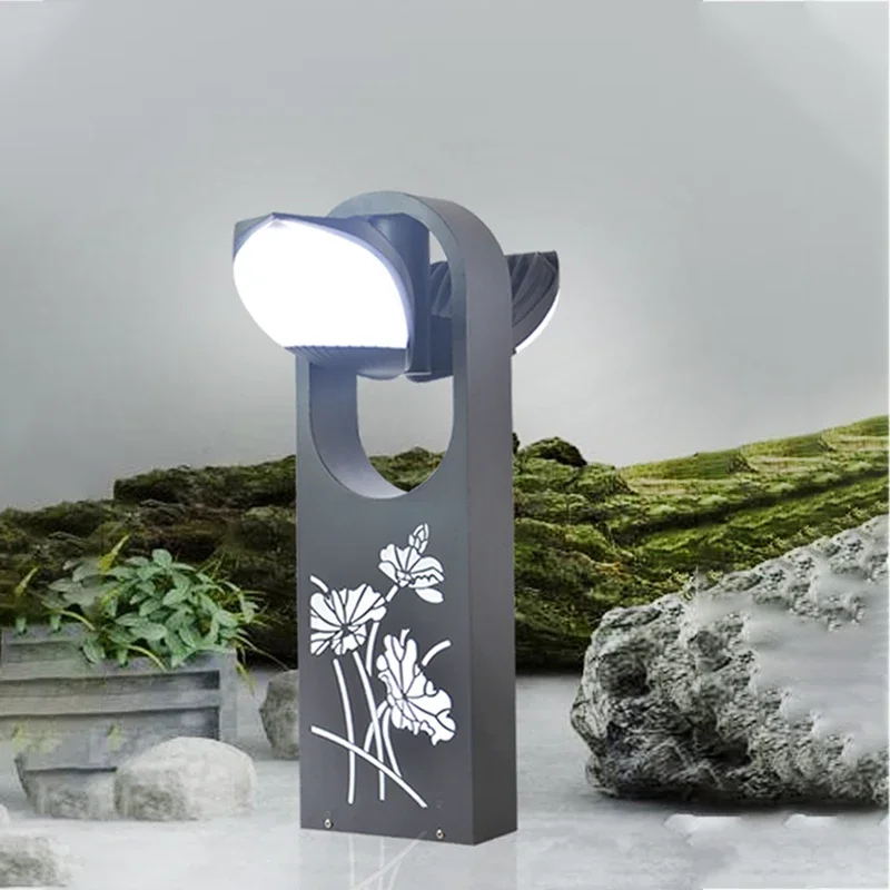 Outdoor characteristic lotus garden lamp LED landscape theme park garden lawn lamp led garden light