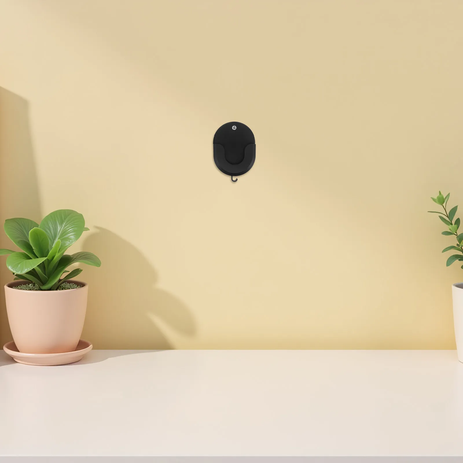 suporte-adesivo-para-camera-2-pecas--plastico-preto-sem-furos-fixacao-de-seguranca-para-parede-ideal-para-monitoramento-interno-de-pets-e-escritorios-inteligentes