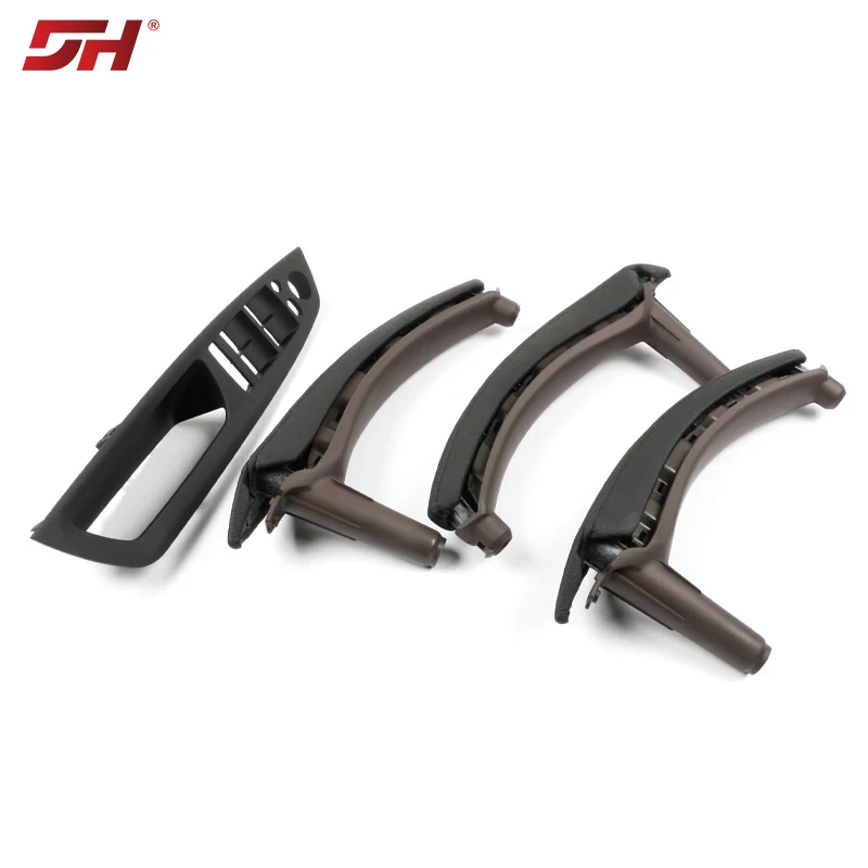 Car Front Rear Interior Door Handle Inner Panel Pull Trim Fit For BMW E70 E71 X5 X6  LHD