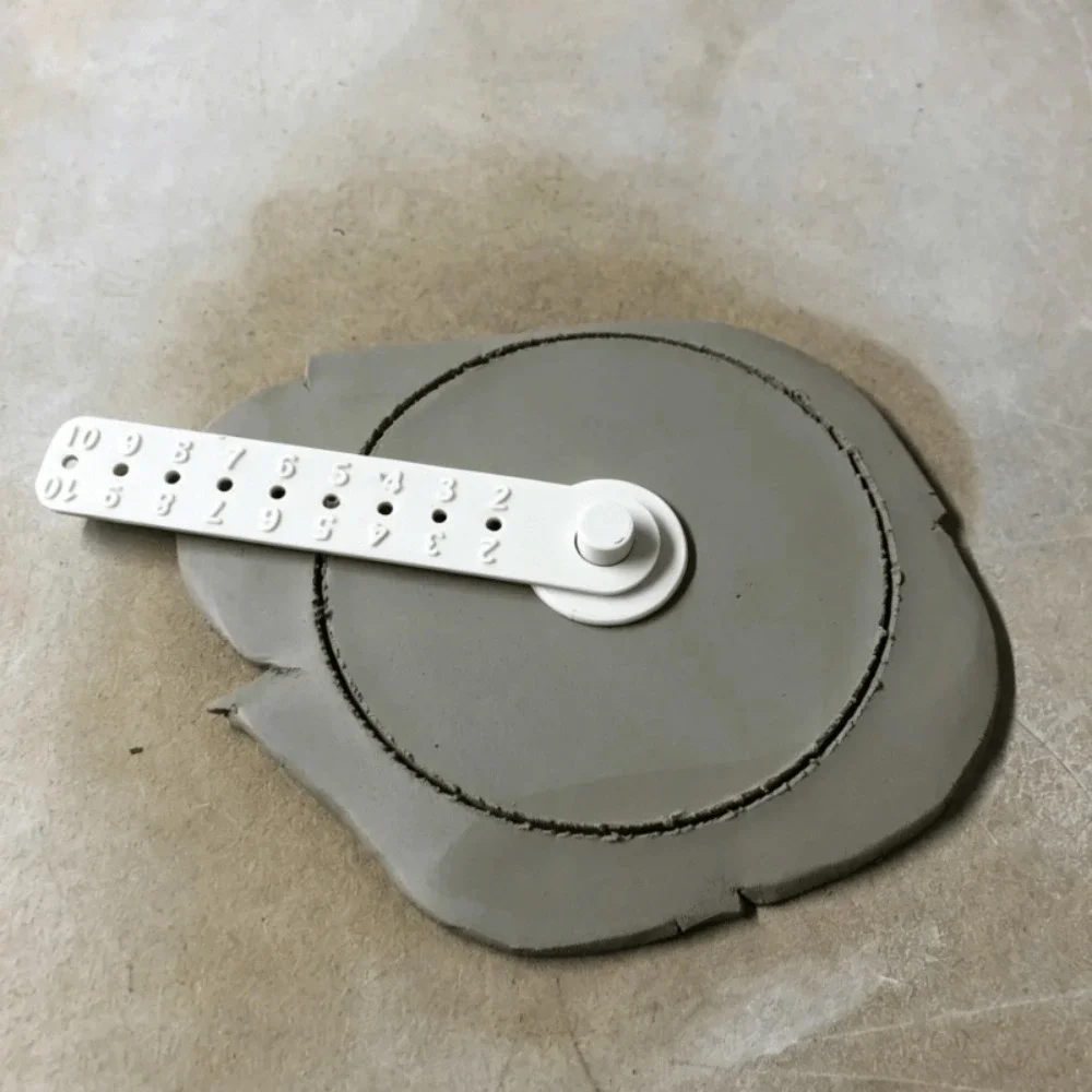 Premium Pottery Tool Set Circular Cutting Ruler Divider 2-16cm Clay Sculpting Tools for Ceramic Modeling DIY Crafts Art Supplies