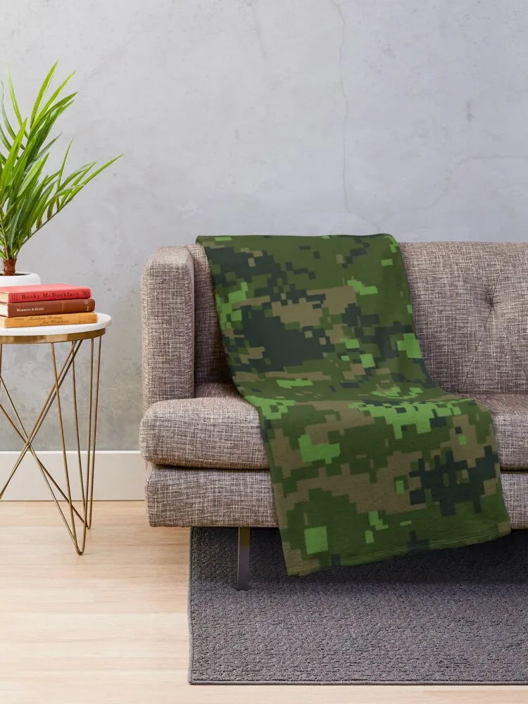 Canadian CADPAT Camouflage Throw Blanket Sofa Quilt Decorative Blanket