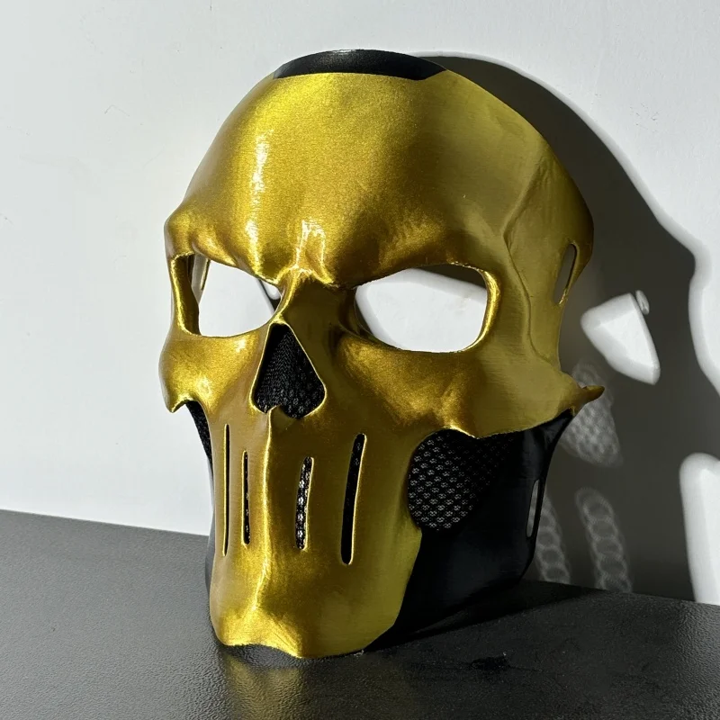 High Quality Delta Action Red Wolf Mask Maroon Rose, Detailed Cosplay Prop Helmet for Halloween Costume Party Collection