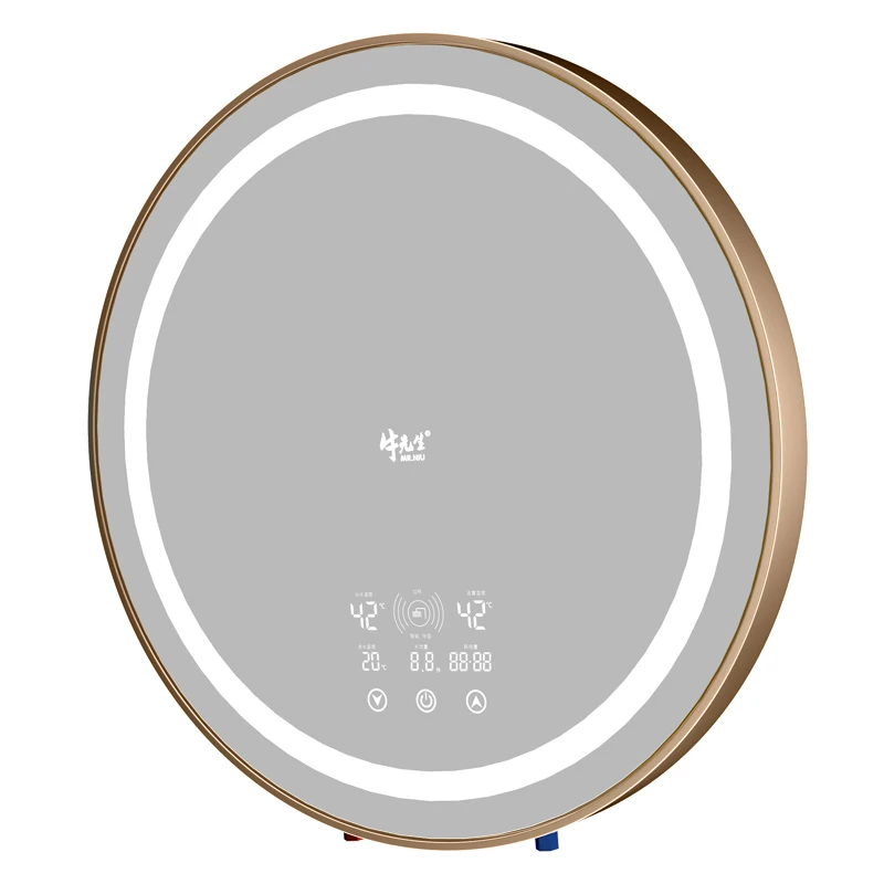 Горячий Электрический водонагреватель для домашнего купания умная лампа с регулируемой частотой и постоянной температурой и зеркало