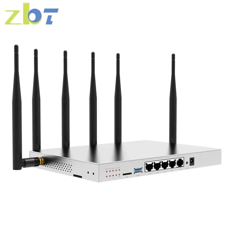 ZBT OpenWRT 4G Wi-Fi роутер 4 * LAN гигабитный 1200 Мбит/с 2,4 ГГц 5 ГГц USB3.0 SIM-карта 3G 4G роутер Wi-Fi двухдиапазонный роутер
