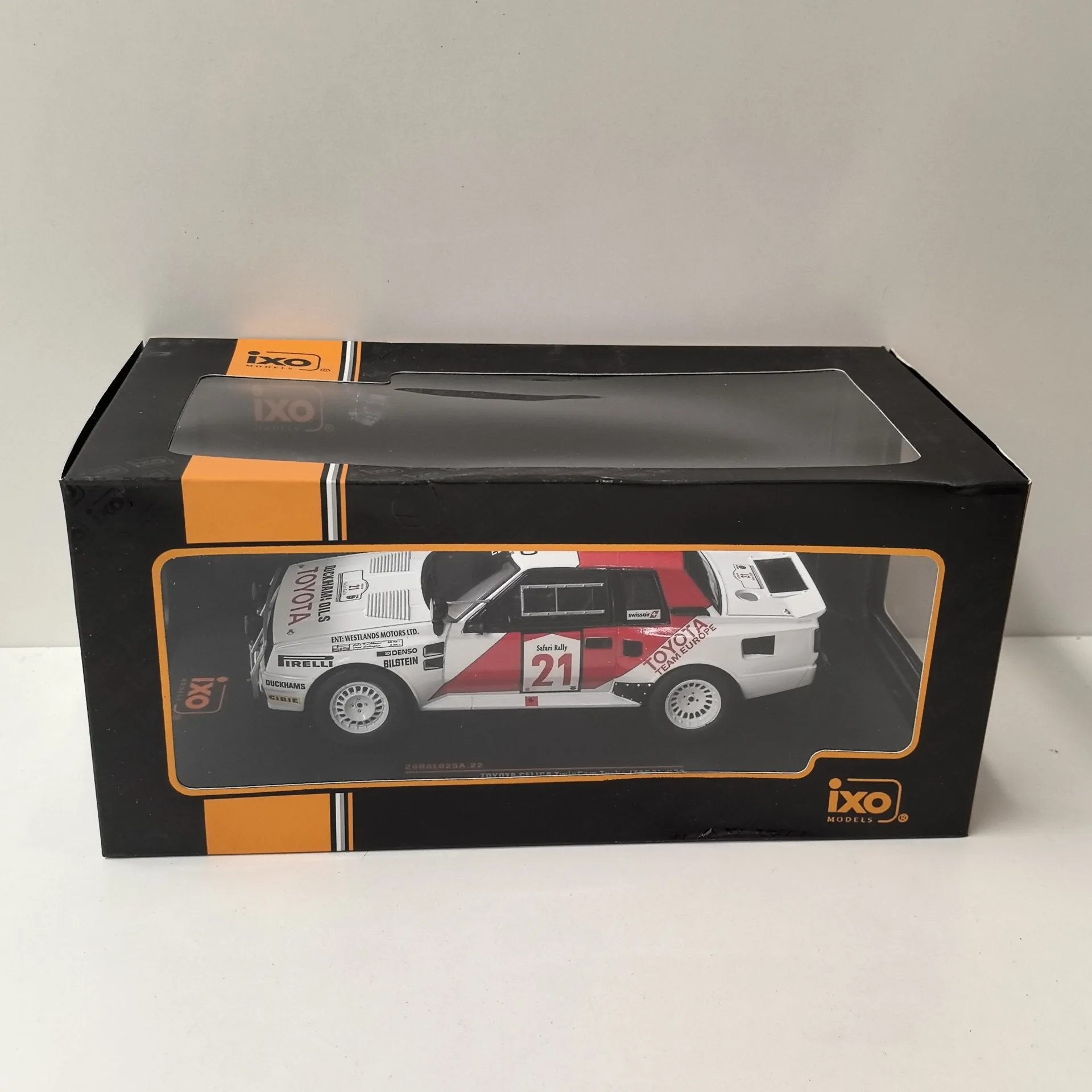 

Старый ящик литой под давлением IXO масштаб 1/24 TOYOTA CELICA # 21 1985, модель автомобиля из сплава, Коллекционная игрушка, подарок, сувенир, витрина, орнамент