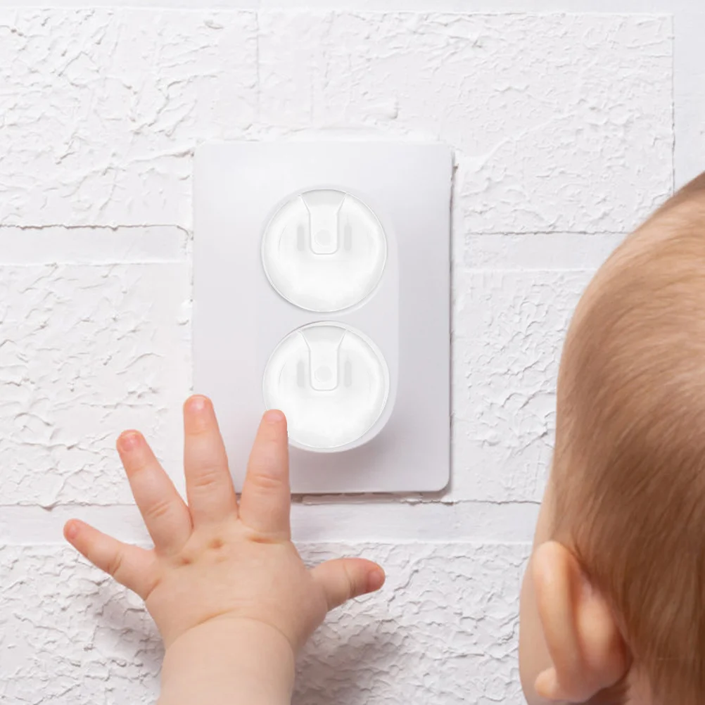 

10Pcs Transparent Babyproof Outlet Covers Childproof Socket Protection Plug Covers Electrical Safety Outlet Cover