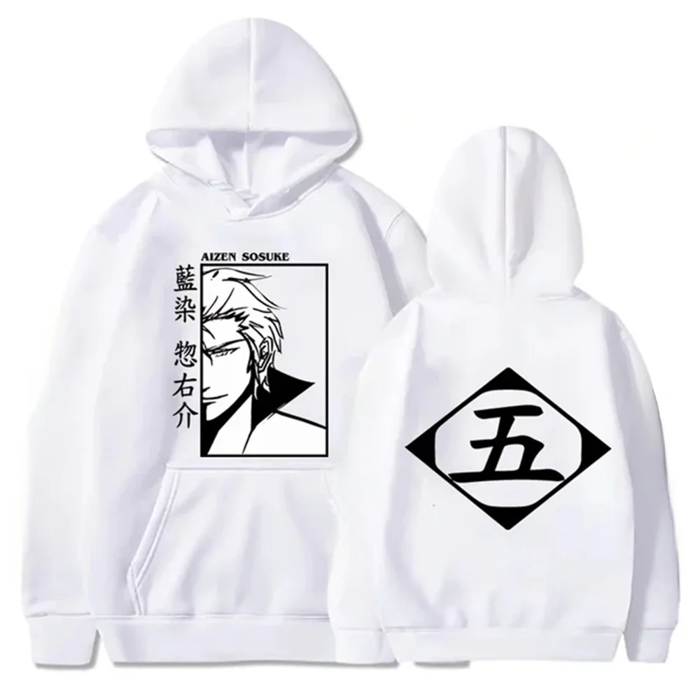 Bleach Aizen Sosuke hoodies women Kawaii aesthetic sweater woman Kawaii Pullover