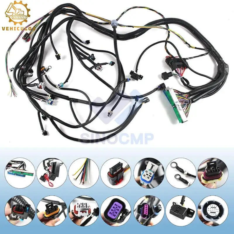 W/4L60E Standalone Swap Wiring Harness LS1 for 03-07 Vortec 4.8 5.3 6.0 EV1 EV6