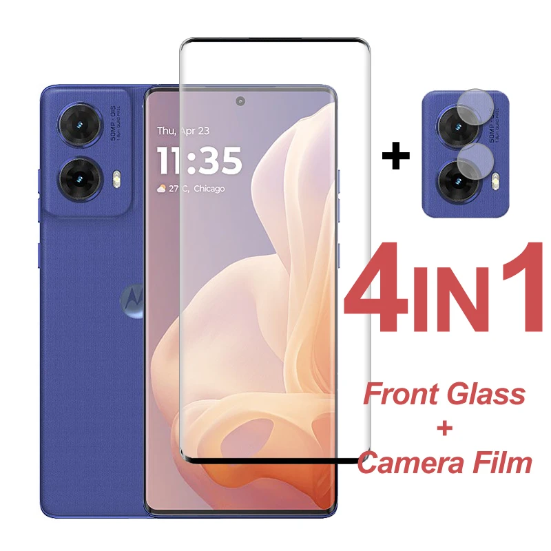 

Protective Glass For Motorola S50 Neo Screen Protector Full Cover Tempered Glass Phone Camera Len Film For Motorola Moto S50 Neo