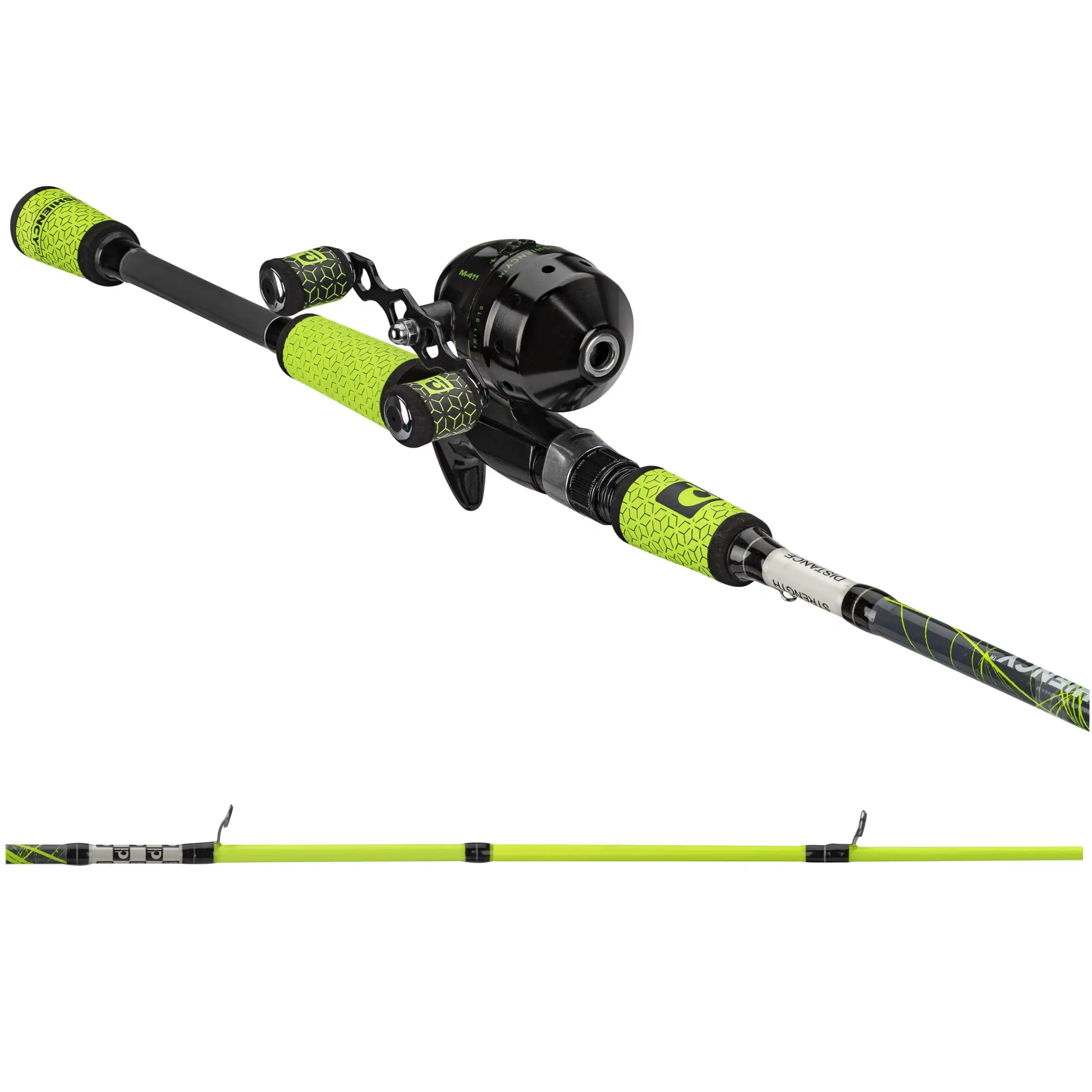 

Pro 5ft 6in Micro High-Viz Green Spincast Combo