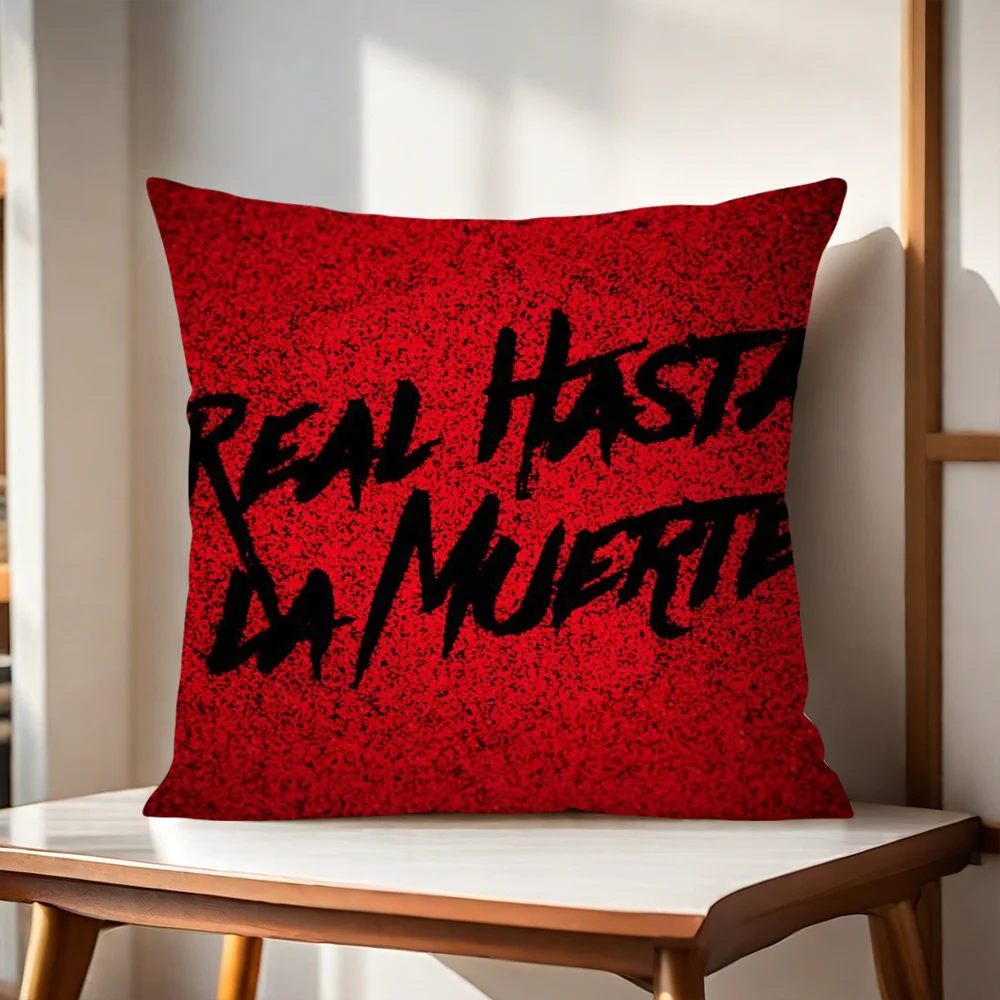 Anuel  Real Hasta  Muerte pillow cover Sofa living Printing Decoration Room Home Office Coffee Shop Car Nordic Simplicity Cover