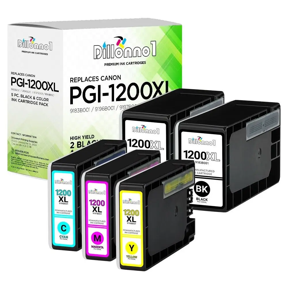 5pk PGI-1200XL PGI1200XL สำหรับ Canon Maxify MB2320 MB2720เครื่องพิมพ์