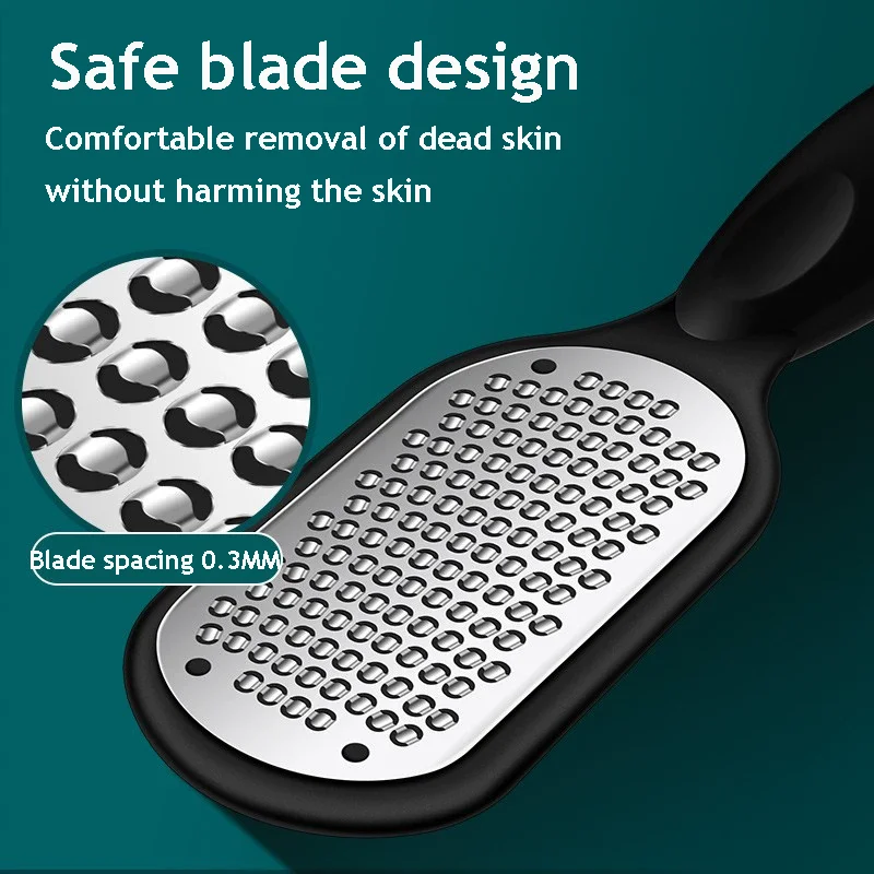 Râpe à pied, râpe à talon, dissolvant de callosités de peau dure et morte, grattoir professionnel, outils de pédicure pour produits de soins des pieds