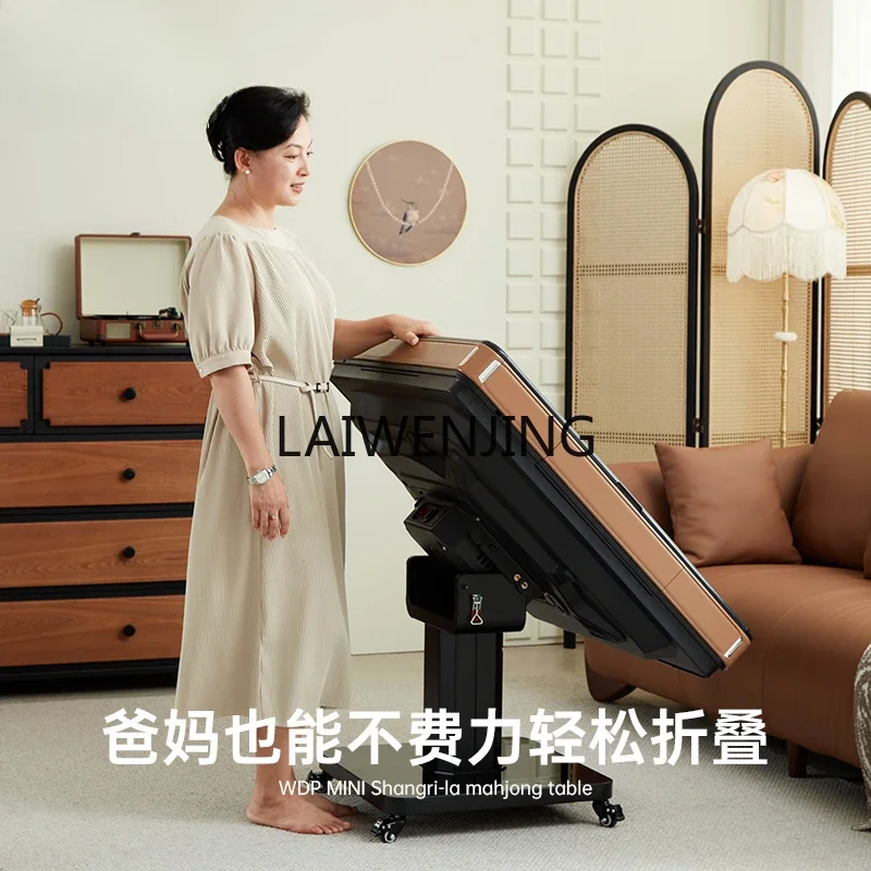 MJY mahjong machine automatic folding mini dining table dual-purpose roller coaster mahjong table