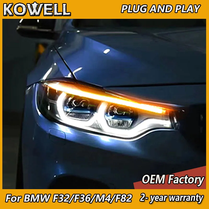 Car Styling for BMW 4 Series Headlight 2013-2019 F32 Head Lights DRL Turn Signal Low High Beam M4 F82 425I BMW F36 Front Lights