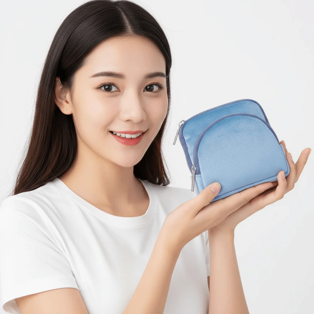 Magnetic Detachable Magnetic Jewelry Case Soft Velvet Double Layer Travel Jewelry Organizer Compact Size Two in One
