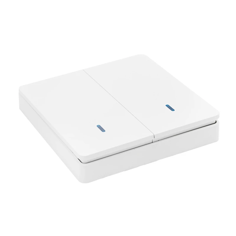 Saklar lampu cerdas nirkabel RF 433Mhz, saklar cerdas kontrol pencahayaan AC 90-250V 10A (2 W dan 2 C dan 2 RC)