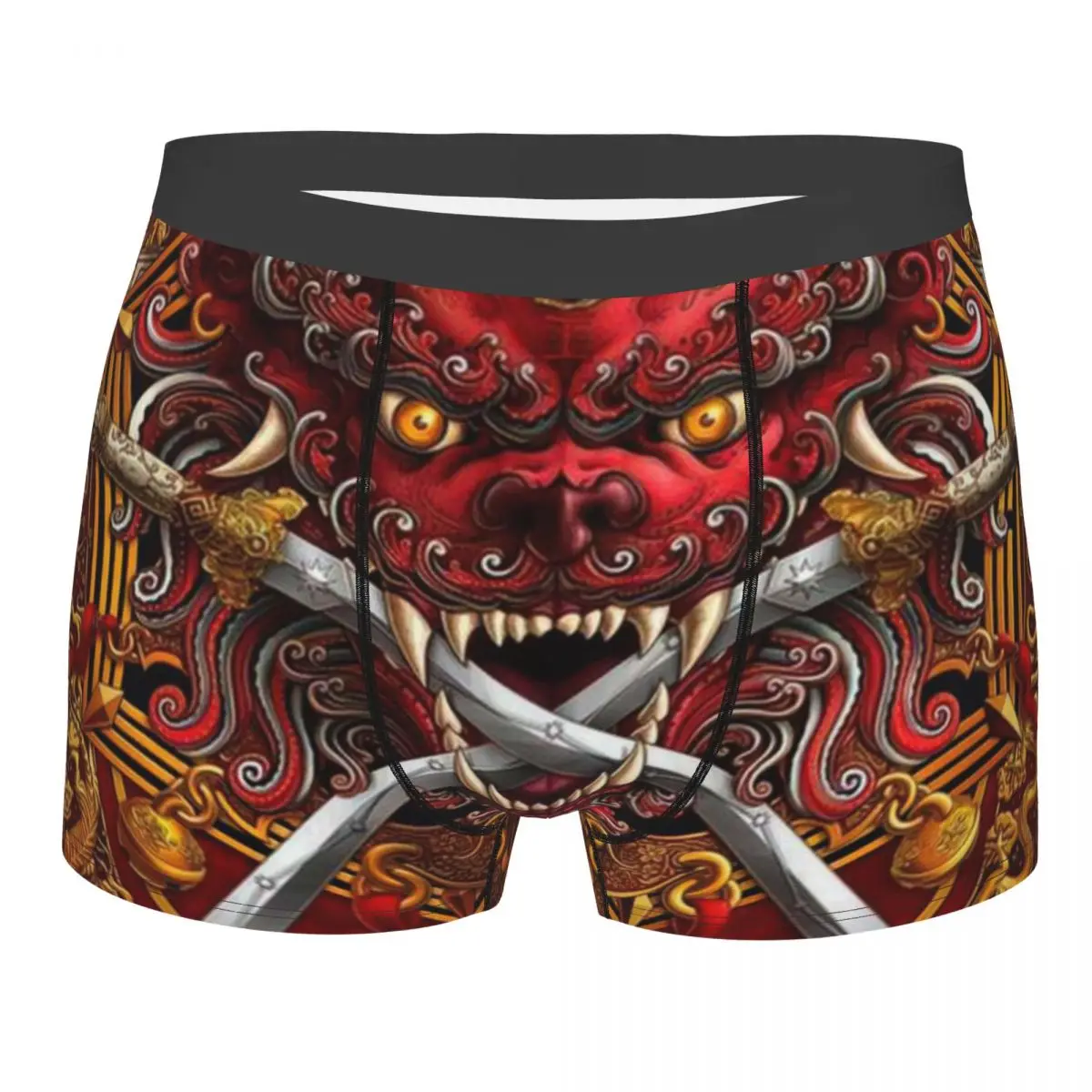 Ancient Sword Lion Underpants Cotton Panties Men's Underwear Ventilate Shorts