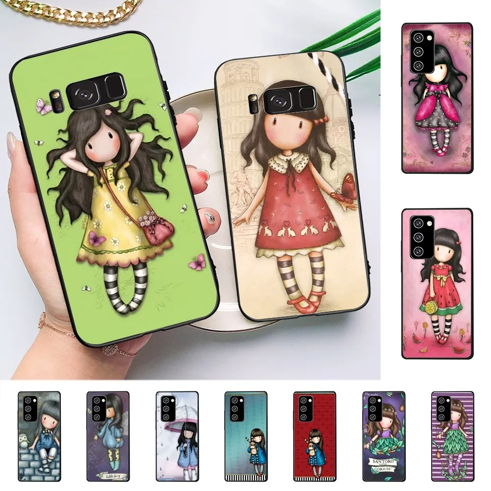 Lovely S-Santoro G-Gorjuss  Phone Case For Samsung Note 8 9 10 20 pro plus lite M 10 11 20 30 21 31 51 A 21 22 42 02 03