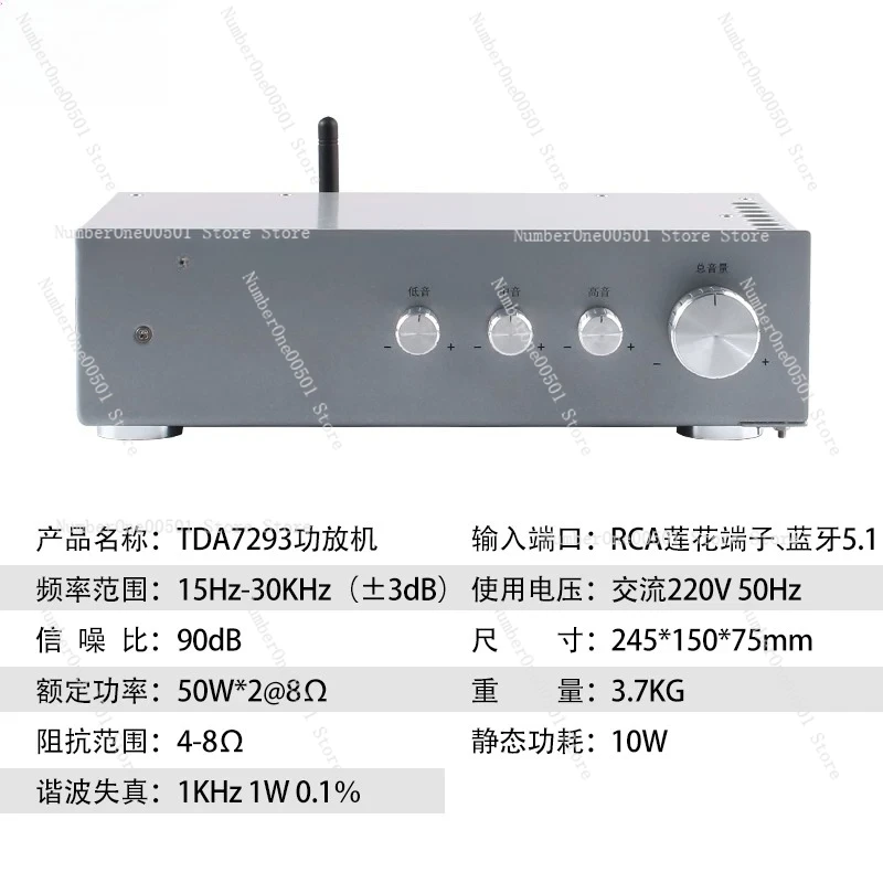 

TDA7293 Bluetooth-усилитель мощности для домашнего аудио, новый цифровой Hi-Fi, профессиональный двухканальный усилитель для домашнего аудио класса High-End