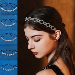 Miallo Elegant Rhinestone Headdresses For Women New Simple Hair Bands Bridal Wedding Hair Accessories Guest Wedding Headbands
