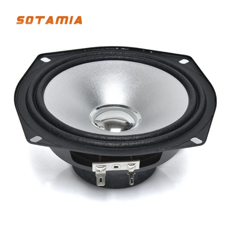 

SOTAMIA 1 шт. 5,25-дюймовый полнодиапазонный динамик Altavoz 2 Ом 15 Вт тканевый край HIFI аудио звук музыка домашний кинотеатр громкоговоритель книжная полка