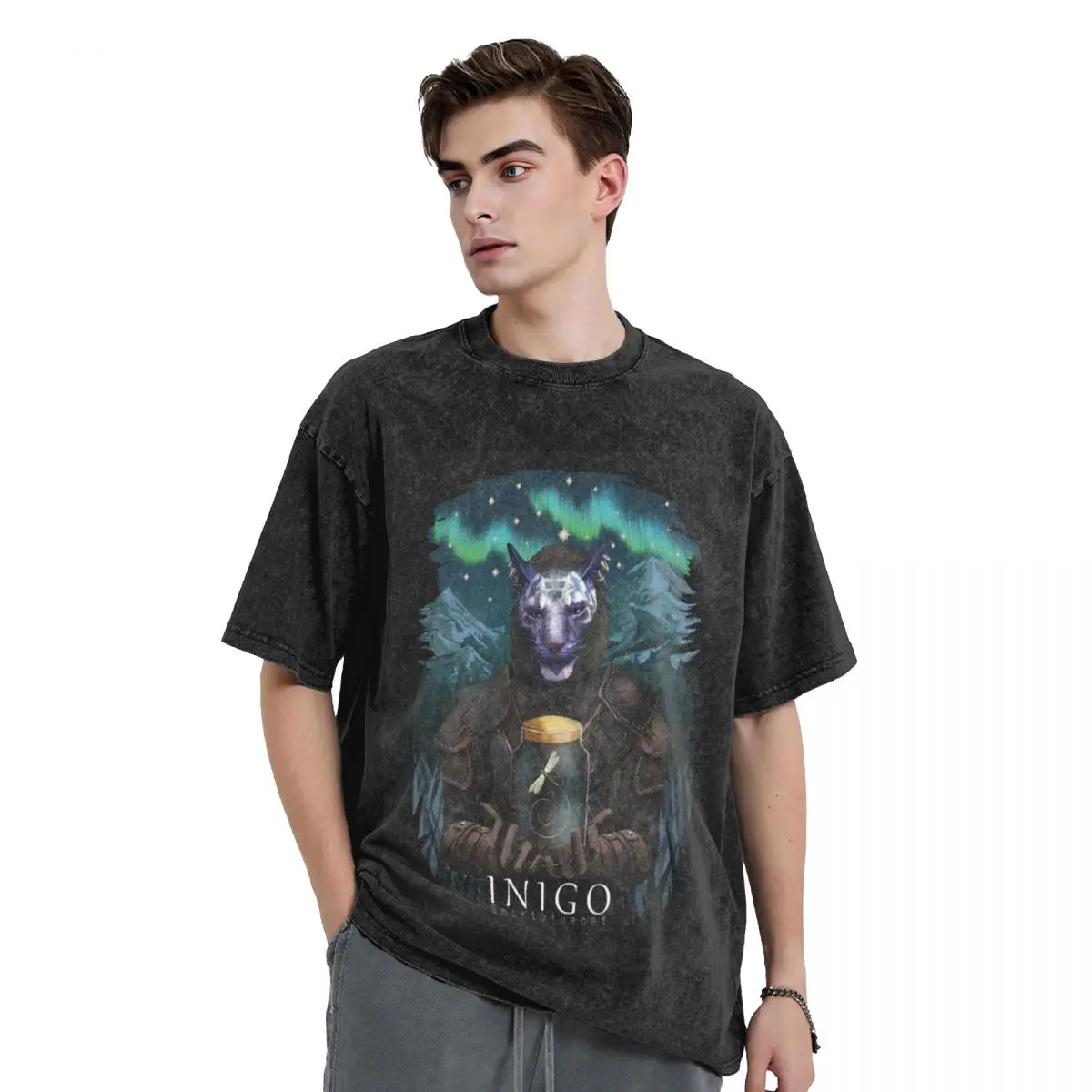 Inigo and Mr Dragonfly T-Shirt street wear summer top quick drying mens designer t shirt