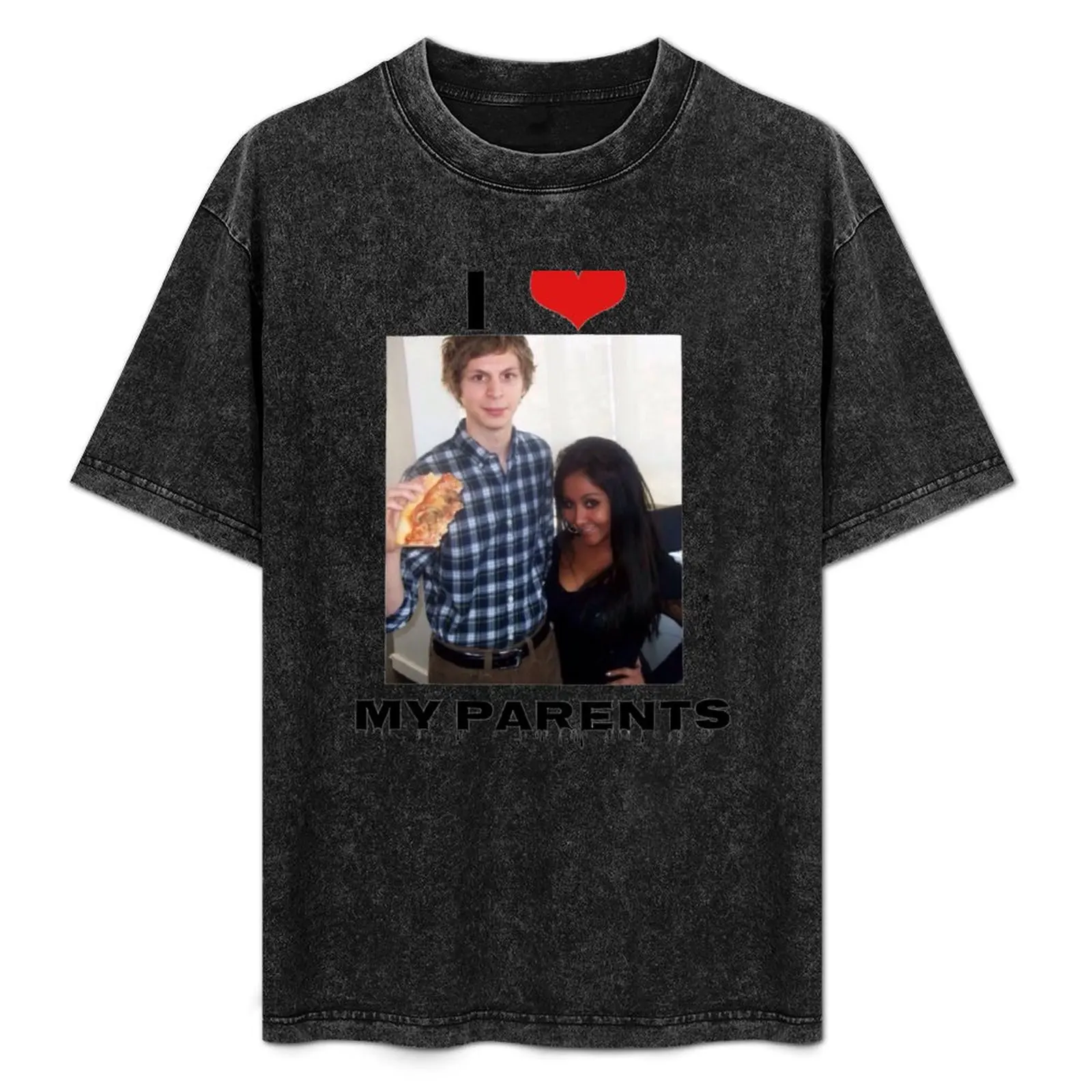 Michael Cera and Snooki r my Parents T-Shirt customizeds shirts graphic clothes for men