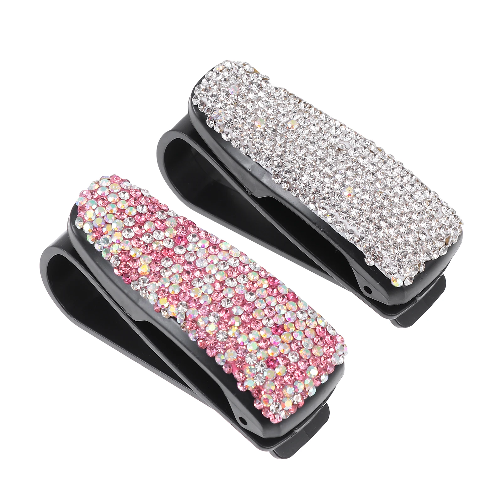 

2 Pcs Glasses Clip Ticket Sunglasses Holders for Car Visor Eyeglass Hanger Bracket