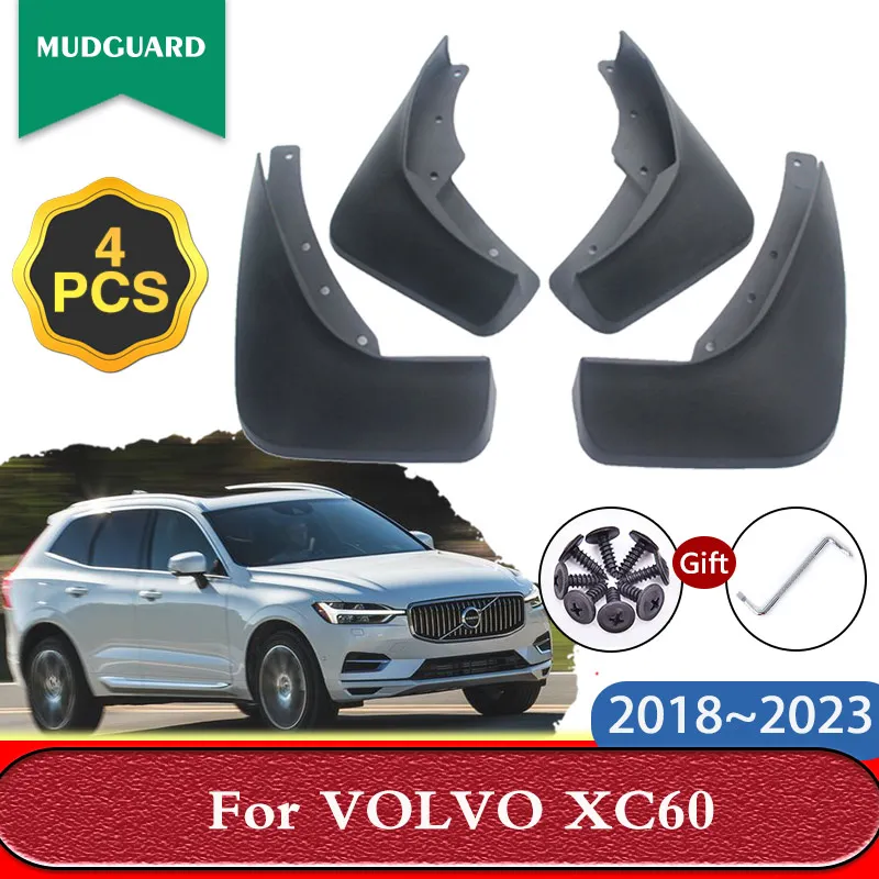 

Брызговики для VOLVO XC60 2018 ~ 2023, брызговики для передних и задних колес, брызговики, аксессуары для автомобиля 2019 2020 2021