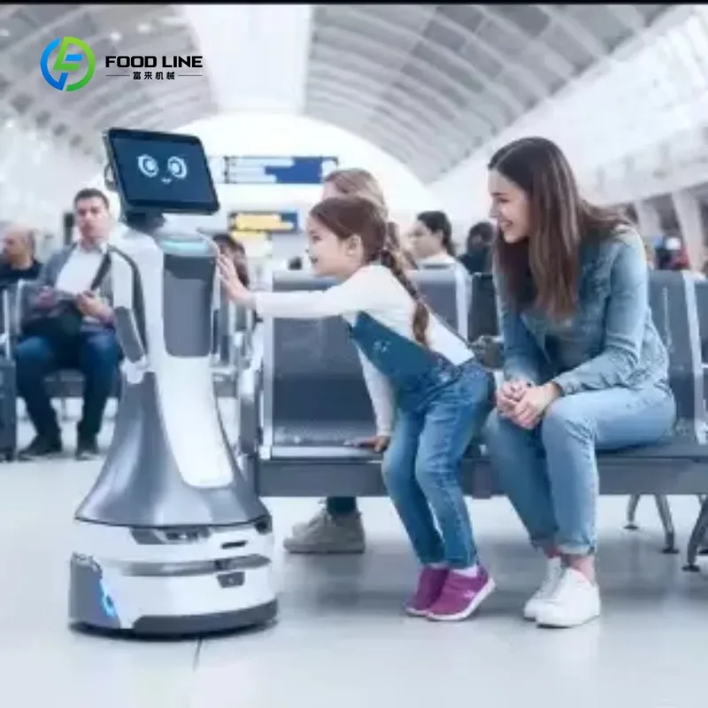 Professional High Tech Smart Artificial Reception Humanoid Commercial Robots Intelligence Welcome Greeting Robot